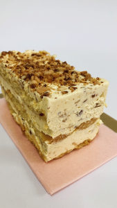 Pastel Pompadour de almendras