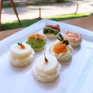 Canapés de cóctel
