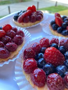 Pastel Tartaleta de frutos rojos
