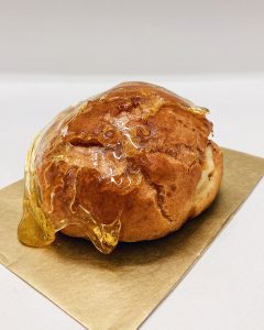 Pastel Choux con crema pastelera